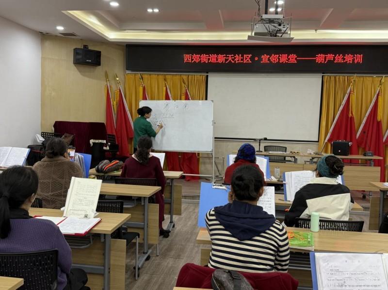 宜宾市翠屏区西郊街道：理论实操双结合 丝韵飘香润邻里